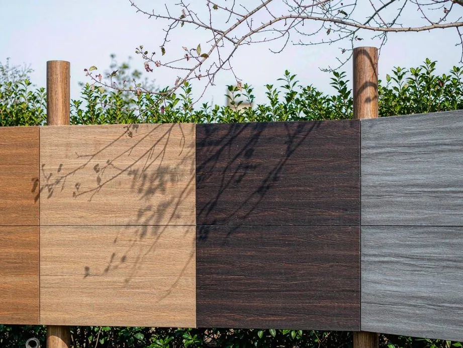 Wood grain series - garden fencing