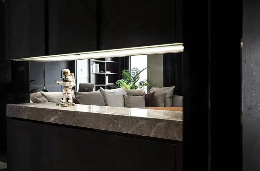 Flexible Dark Grey Slate Texture Soft Ceramic Panels – Matte Black Stone Cladding photo 3