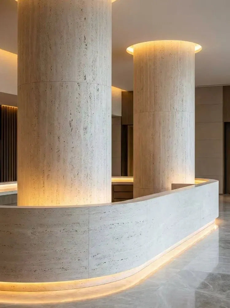 Flexible Travertine Soft Ceramic Cladding Panels photo 6