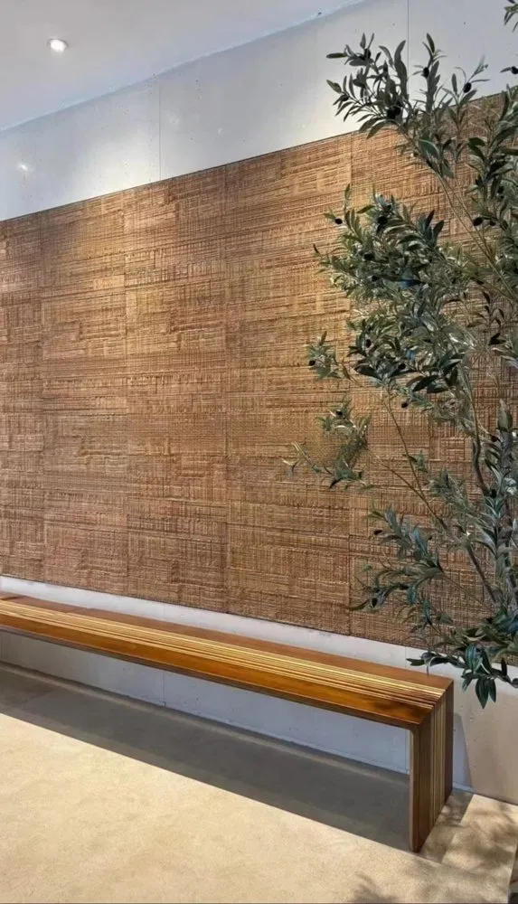 Flexible Wood-Cut Texture Soft Ceramic Wall Panels – Rustic Sawtooth Wood Grain Cladding photo 2