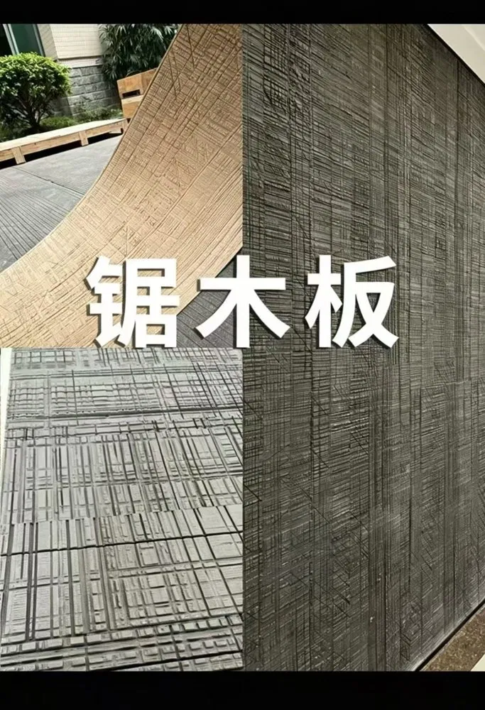 Flexible Wood-Cut Texture Soft Ceramic Wall Panels – Rustic Sawtooth Wood Grain Cladding photo 5