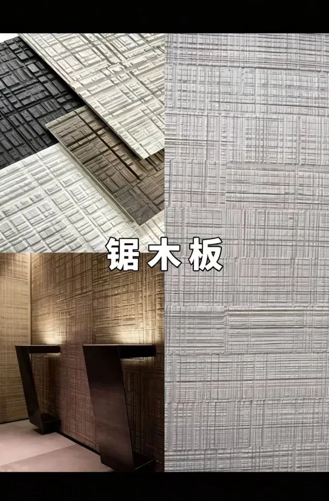 Flexible Wood-Cut Texture Soft Ceramic Wall Panels – Rustic Sawtooth Wood Grain Cladding photo 6