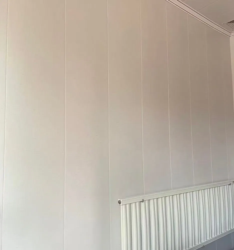 Glossy White PVC Wall & Ceiling Panels – Waterproof Interlocking Cladding photo 4