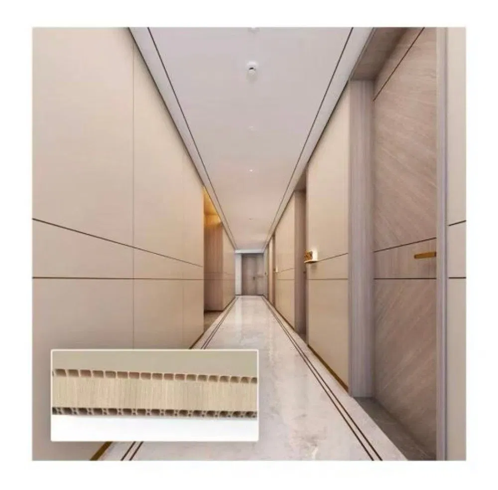 Glossy Wood-Grain PVC Wall & Ceiling Panels – Waterproof Interlocking Cladding photo 5