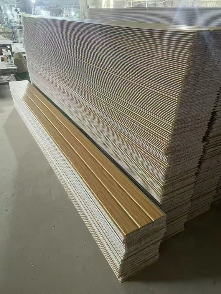Light Oak Wood-Grain PVC Ceiling & Wall Panels – Waterproof & Easy Installation photo 2