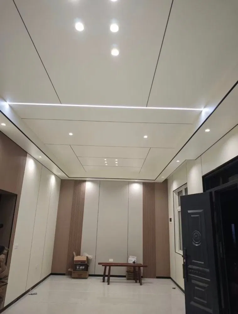 Matte White PVC Wall & Ceiling Panels – Seamless Interlocking Cladding photo 5