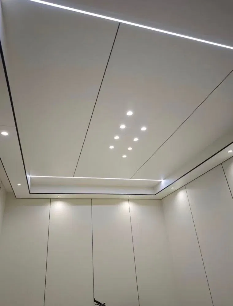 Matte White PVC Wall & Ceiling Panels – Seamless Interlocking Cladding photo 6