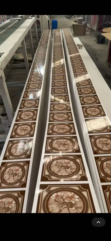 Decorative Floral Print PVC Wall & Ceiling Panels – Waterproof Interlocking Clad