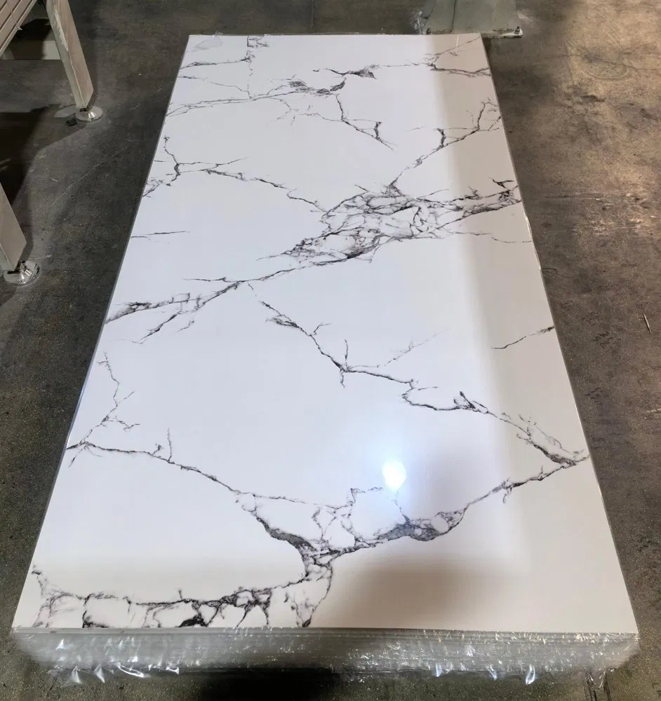 PVC Marble Sheet High Quality High Glossy Marble PVC Sheets photo 2