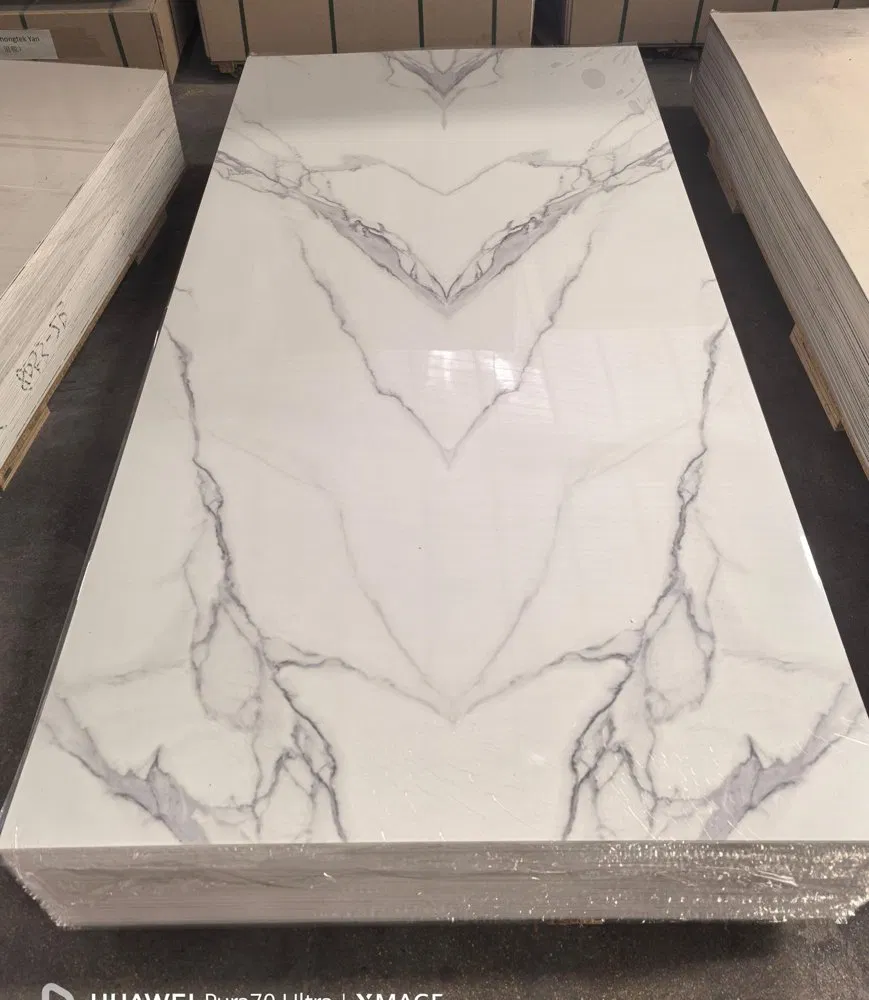 PVC Marble Sheet High Quality High Glossy Marble PVC Sheets photo 4