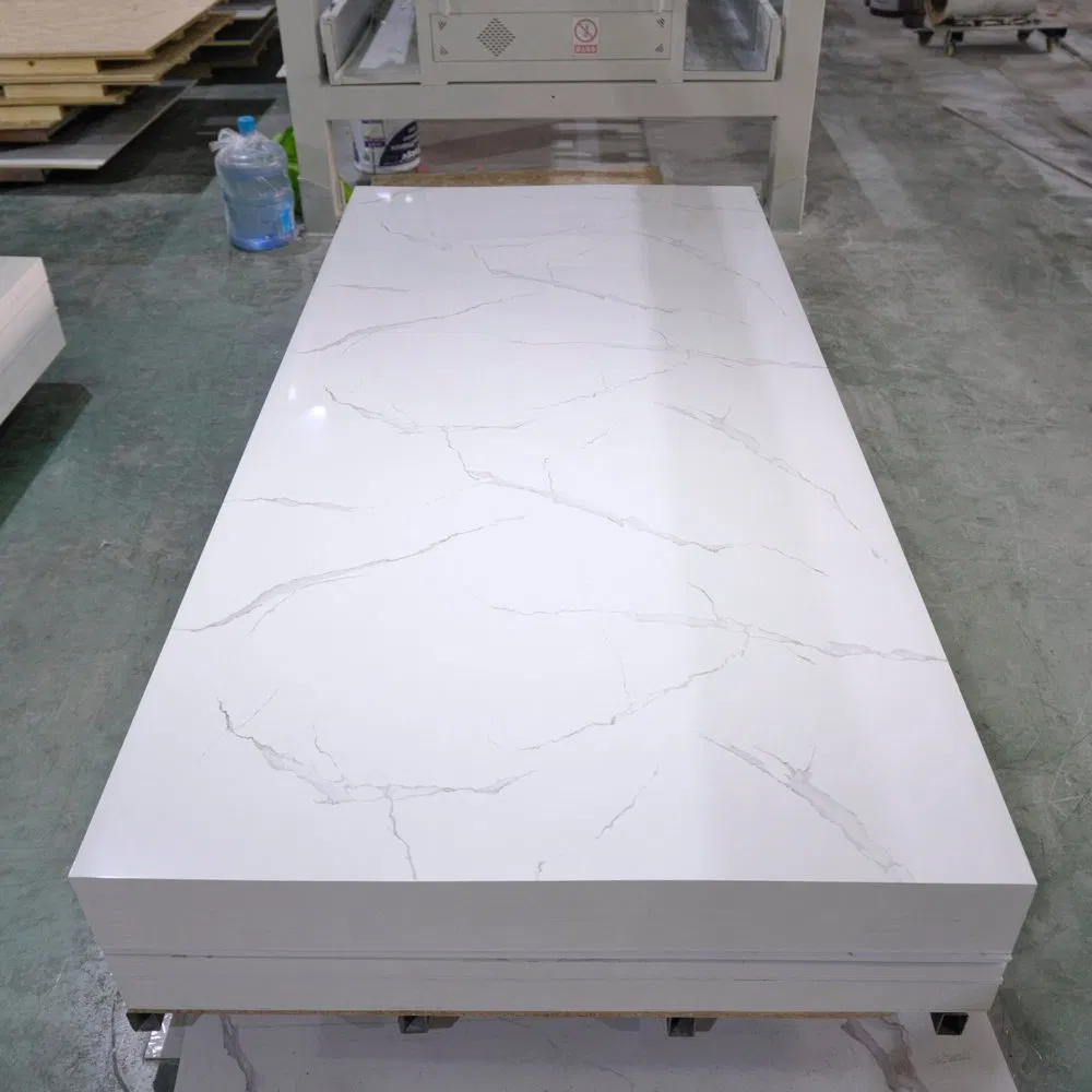 UV Marble PVC Wall Panels With Metallic Veins photo 2