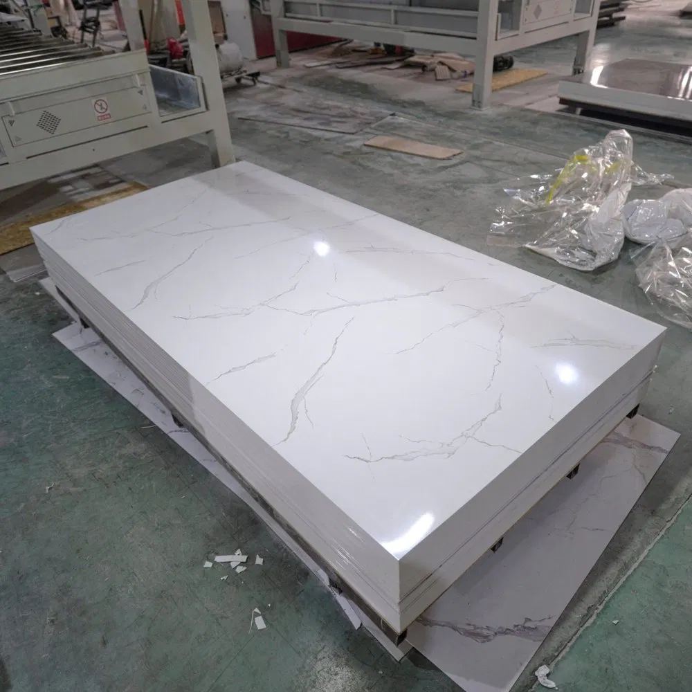 UV Marble PVC Wall Panels With Metallic Veins photo 3