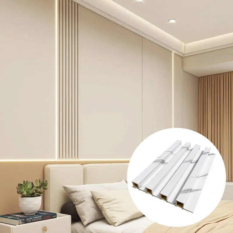 Waterproof Solid Wpc Wall Panel Multi-color Indoor Decorative Wood Substitute Wpc Composite Wall Panel photo 4