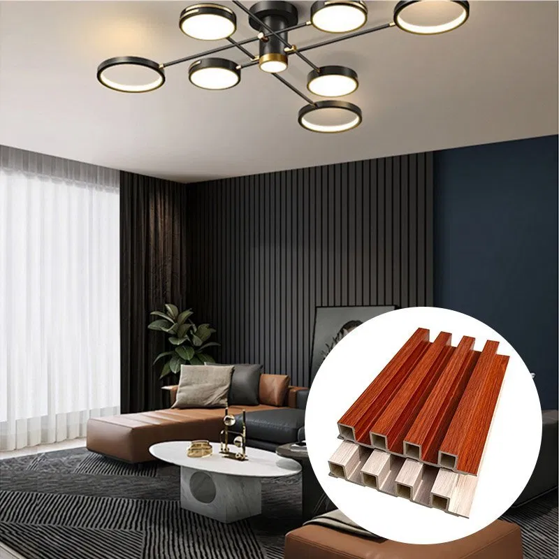 Waterproof Solid Wpc Wall Panel Multi-color Indoor Decorative Wood Substitute Wpc Composite Wall Panel photo 5